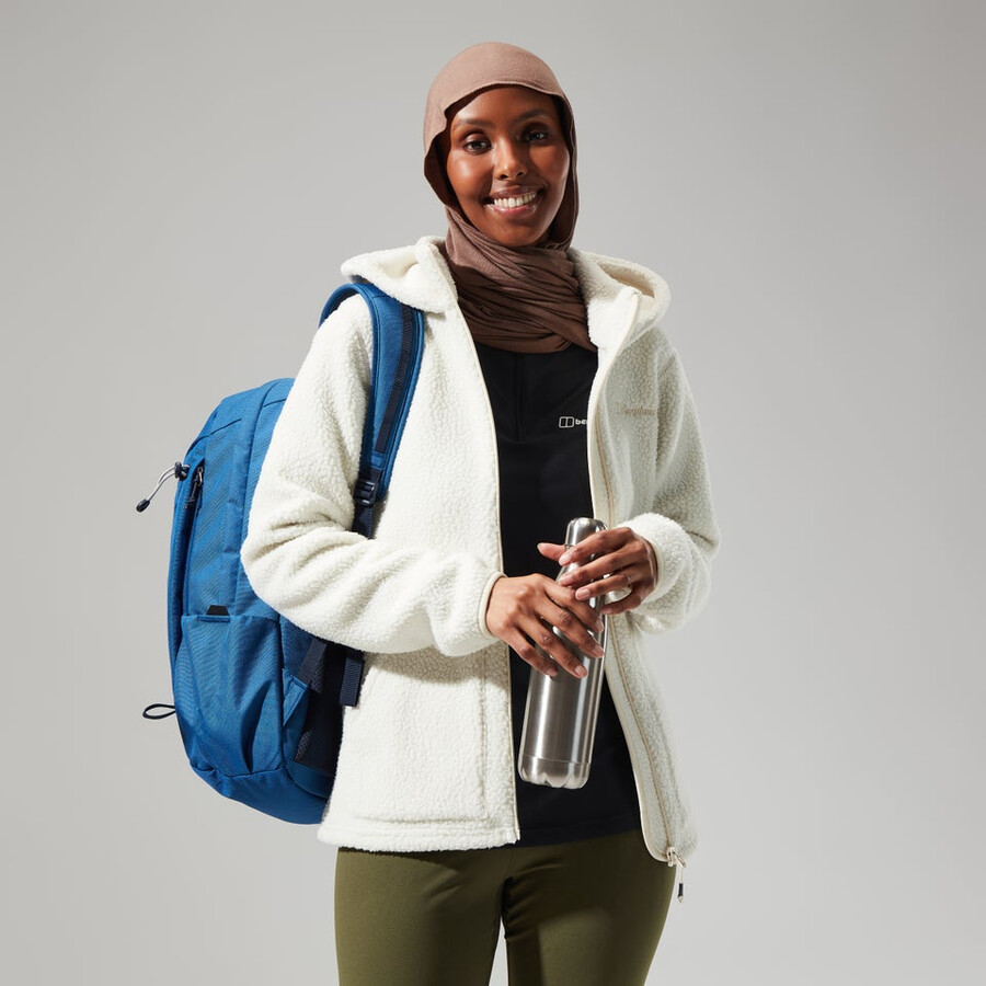 womens darria fz hooded jacket - natural berghaus