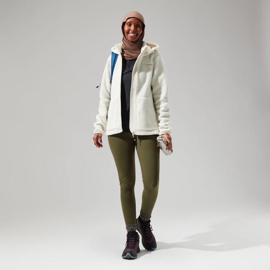 womens darria fz hooded jacket - natural berghaus