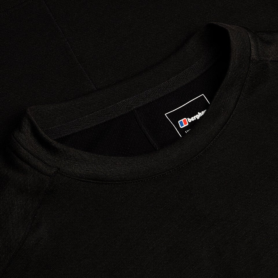 womens ivyhill crew - black berghaus