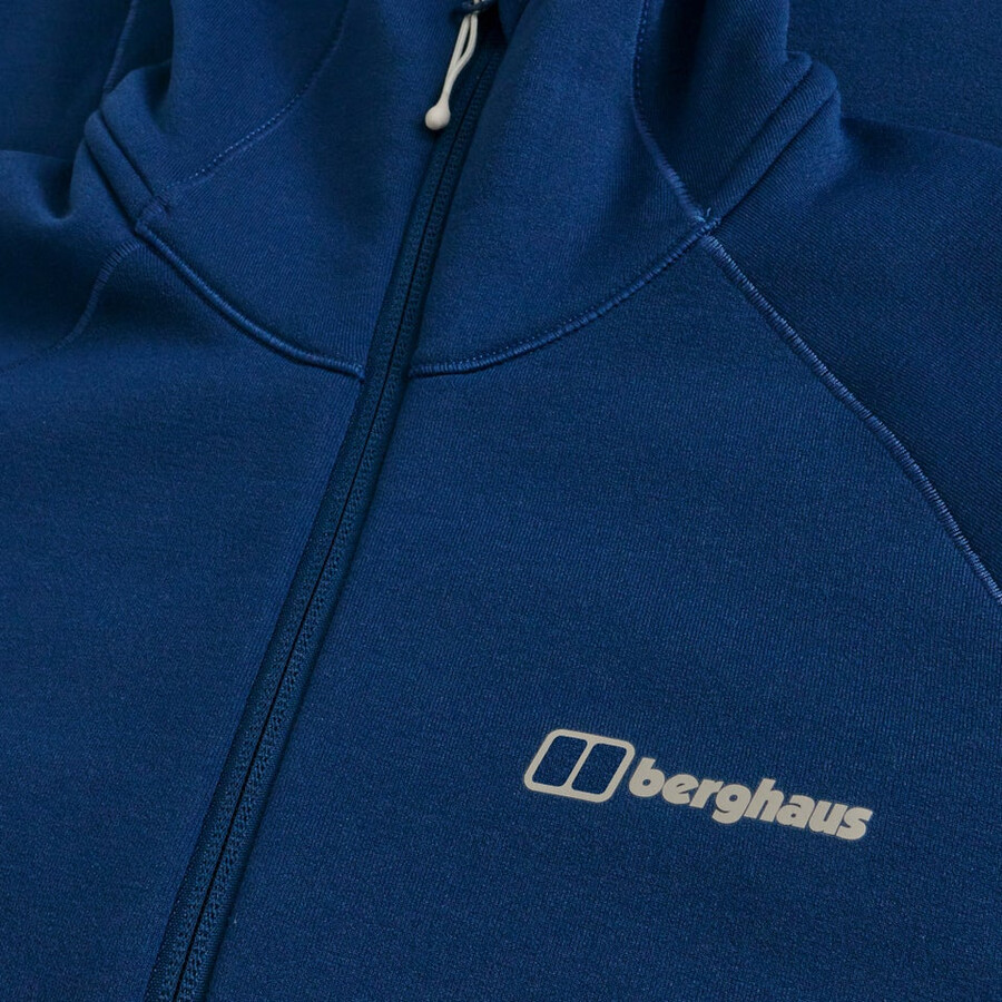 womens kinetic powerstretch hoody - blue berghaus