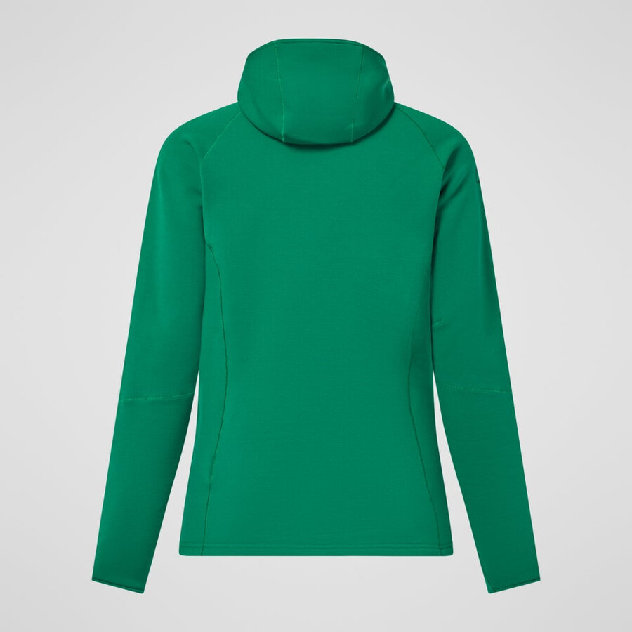 womens kinetic powerstretch hoody - green berghaus