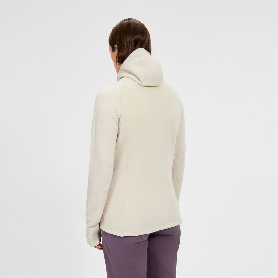 womens kinetic powerstretch hoody - grey berghaus