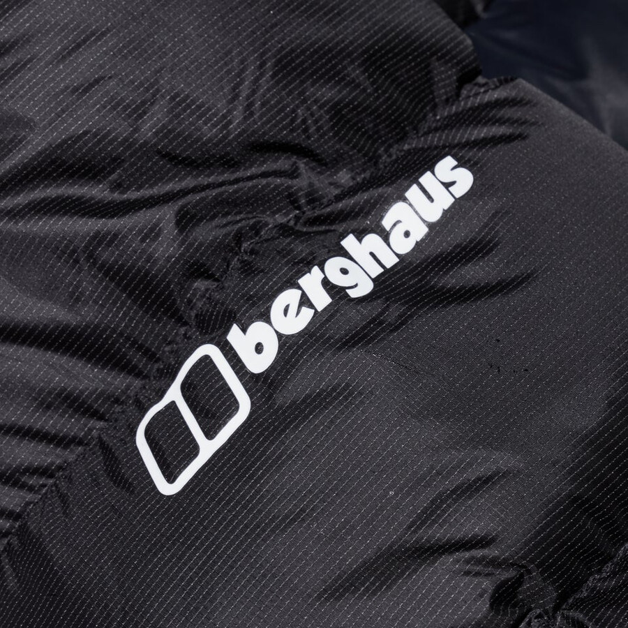 womens mtn arete ultra down hoody - black berghaus