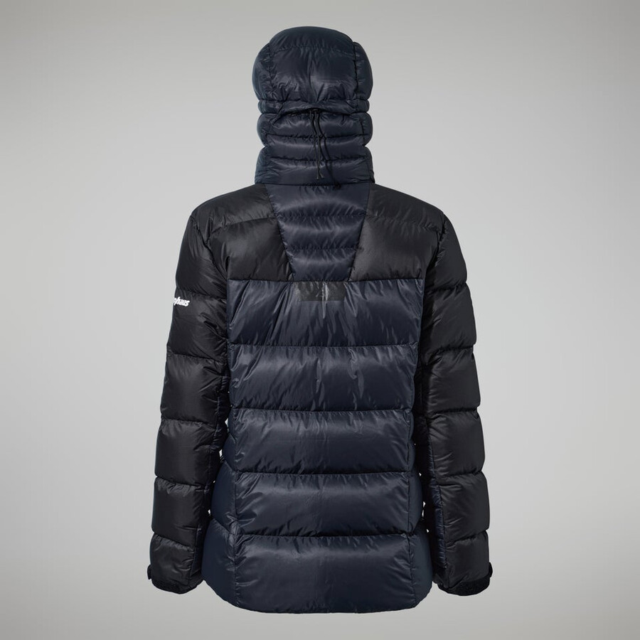 womens mtn arete ultra down hoody - black berghaus