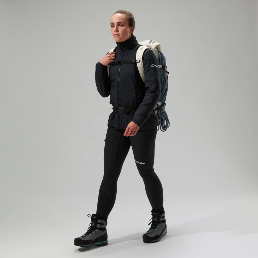 womens mtn guide mw hybrid jacket - black berghaus