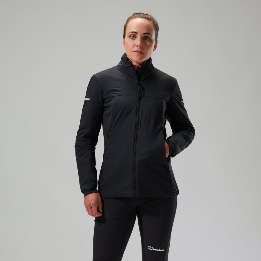 womens mtn guide mw hybrid jacket - black berghaus
