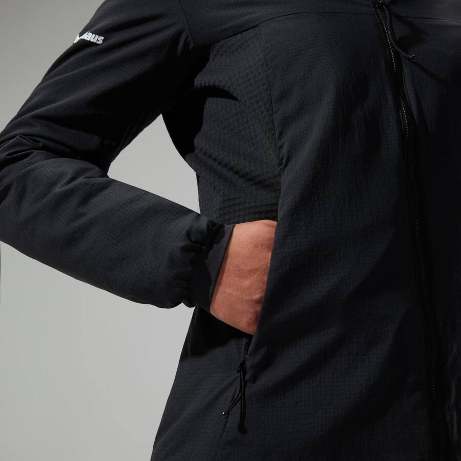 womens mtn guide mw hybrid jacket - black berghaus