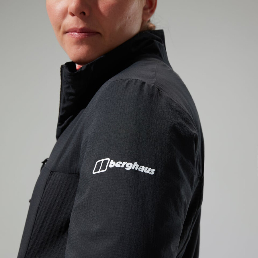 womens mtn guide mw hybrid jacket - black berghaus