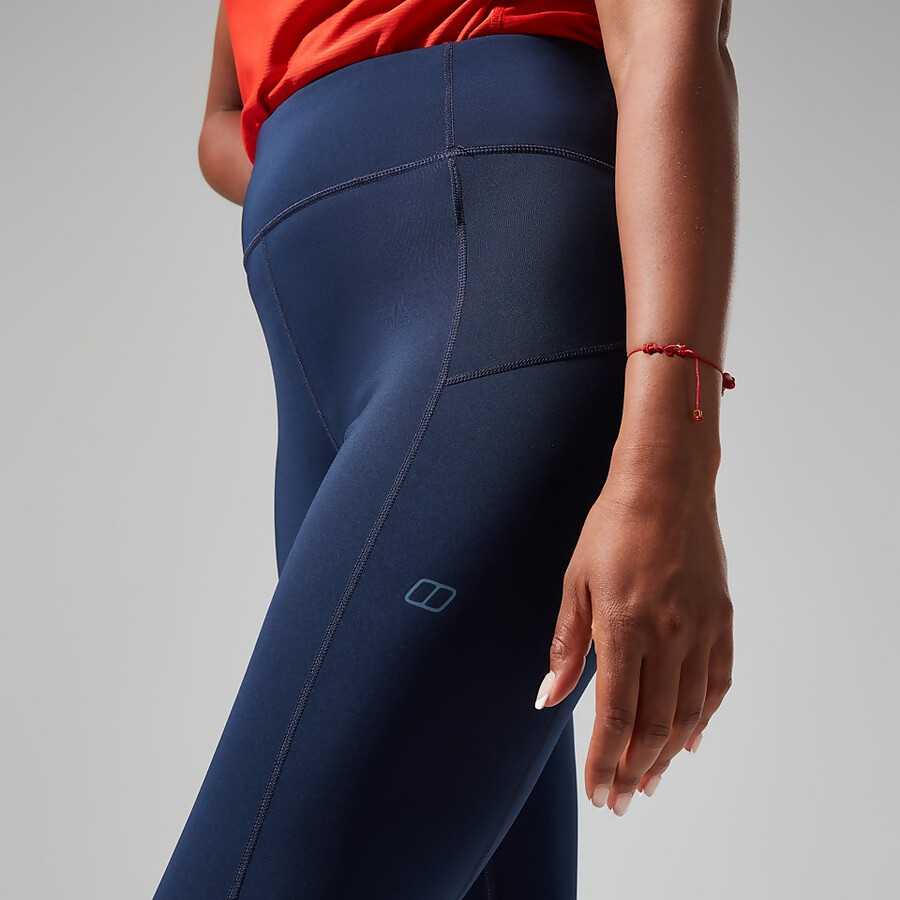 womens lelyur trekking tights - dark blueblack berghaus