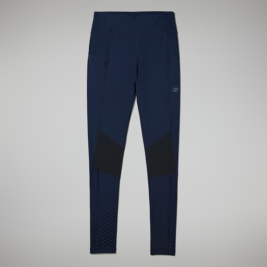 womens lelyur trekking tights - dark blueblack berghaus