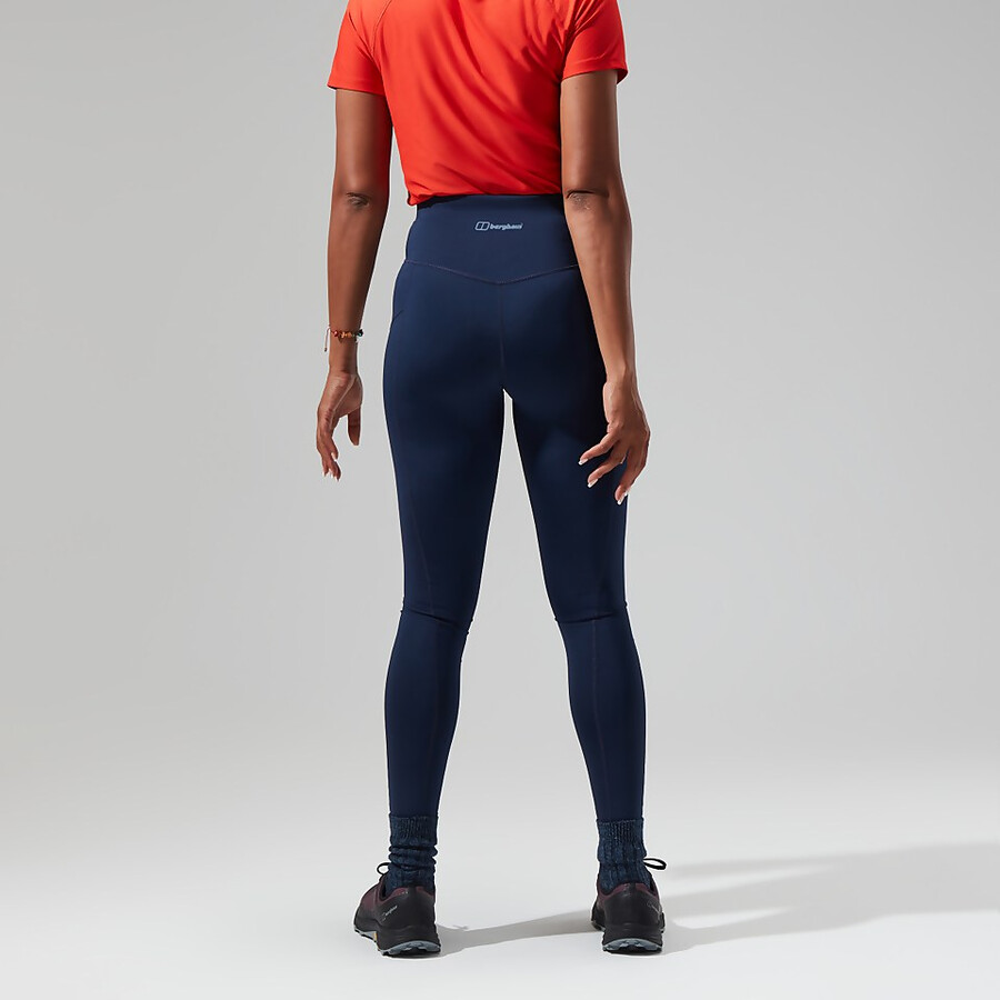 womens lelyur trekking tights - dark blueblack berghaus