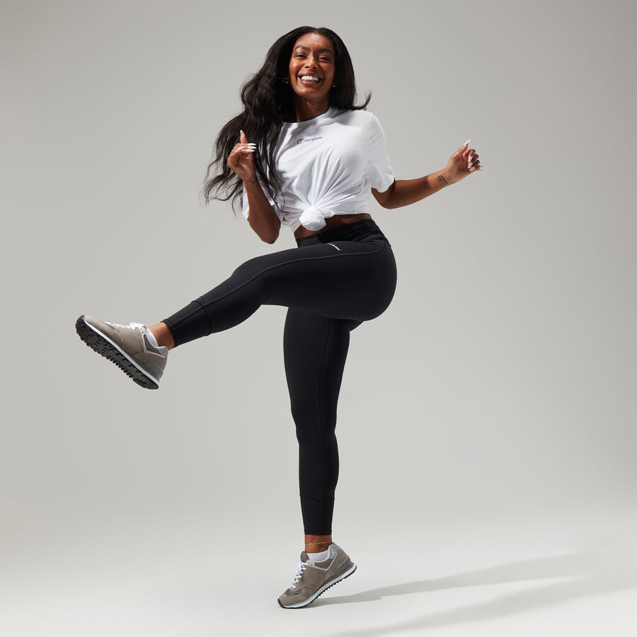 womens berghaus core legging - black berghaus