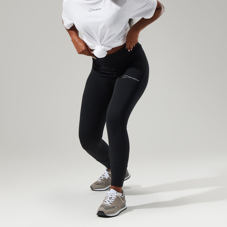 womens berghaus core legging - black berghaus