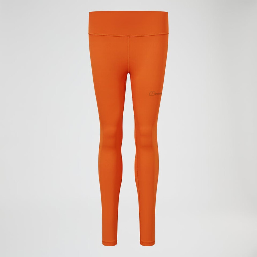 womens berghaus core legging - orange berghaus
