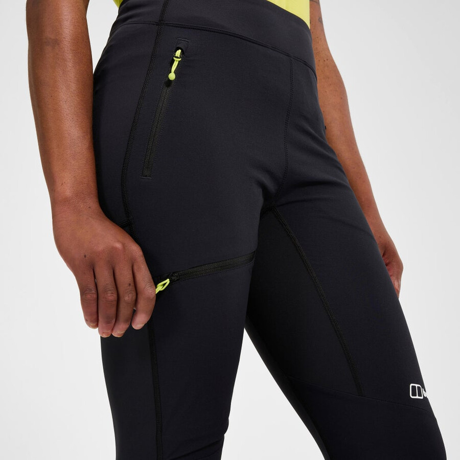 womens mtn guide alpine legging - black berghaus