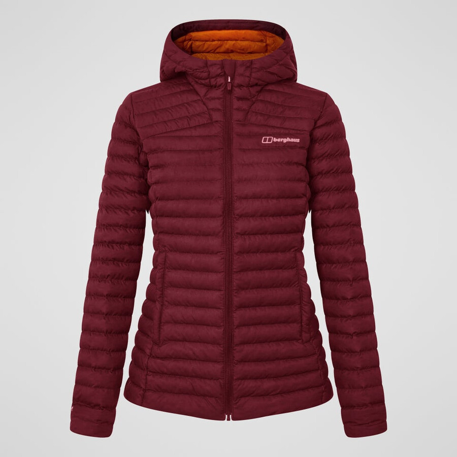 womens nula micro synthetic insulated jacket - red berghaus