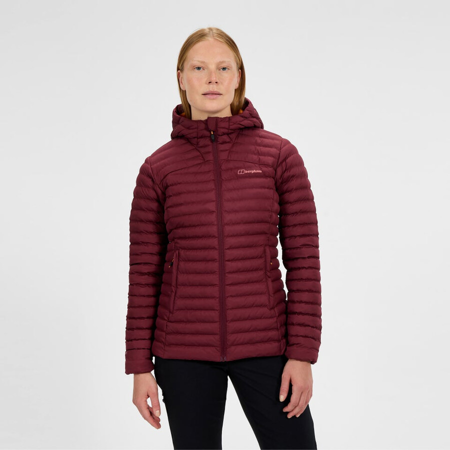 womens nula micro synthetic insulated jacket - red berghaus