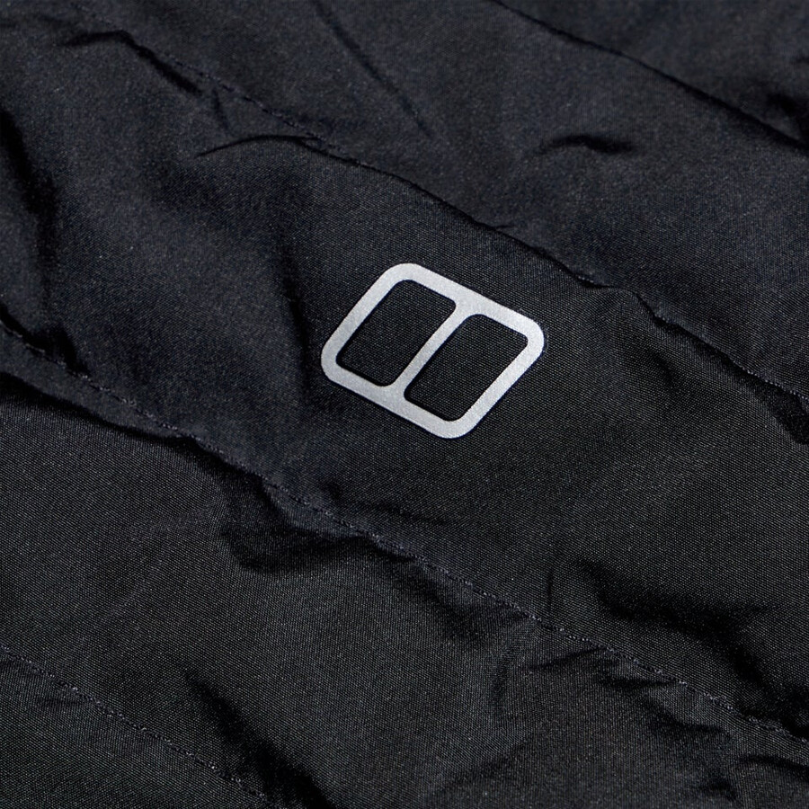 womens nula micro jacket long - black berghaus