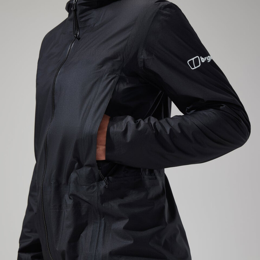 womens mtn guide hyper alpha jacket - black berghaus