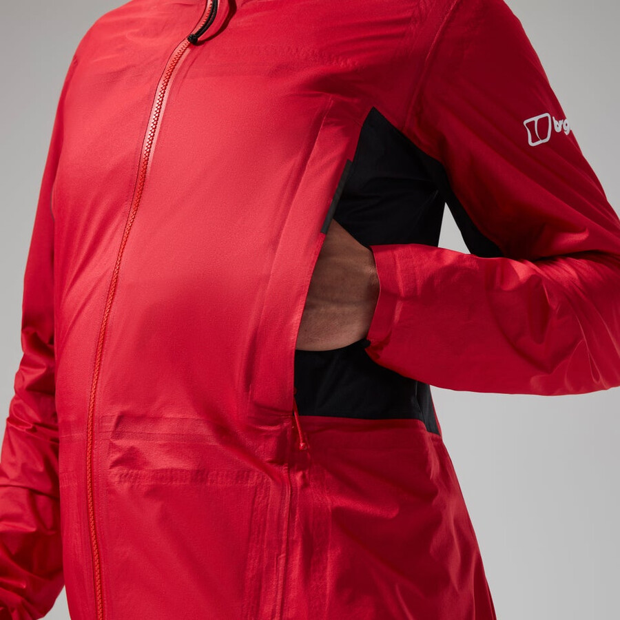 womens mtn guide hyper alpha jacket - redblack berghaus