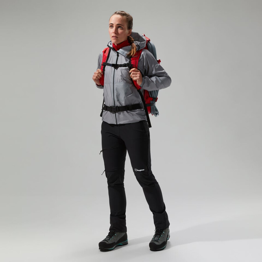 womens mtn guide hyper lt jacket - grey berghaus