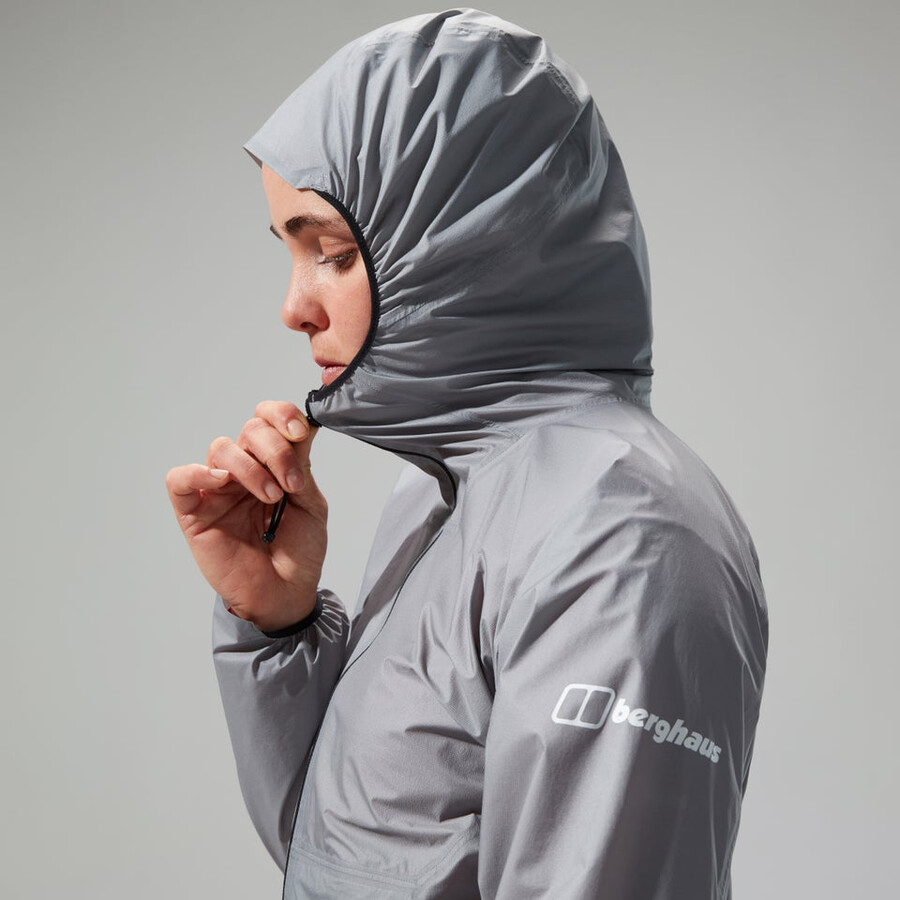 womens mtn guide hyper lt jacket - grey berghaus