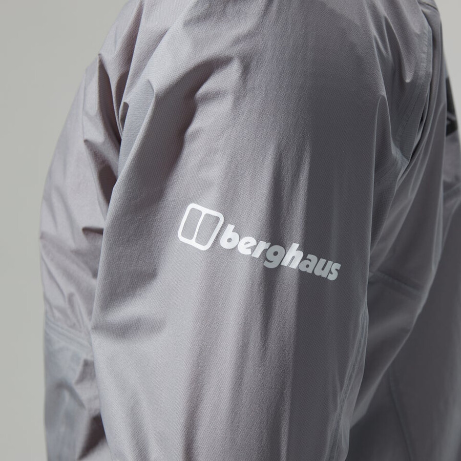 womens mtn guide hyper lt jacket - grey berghaus