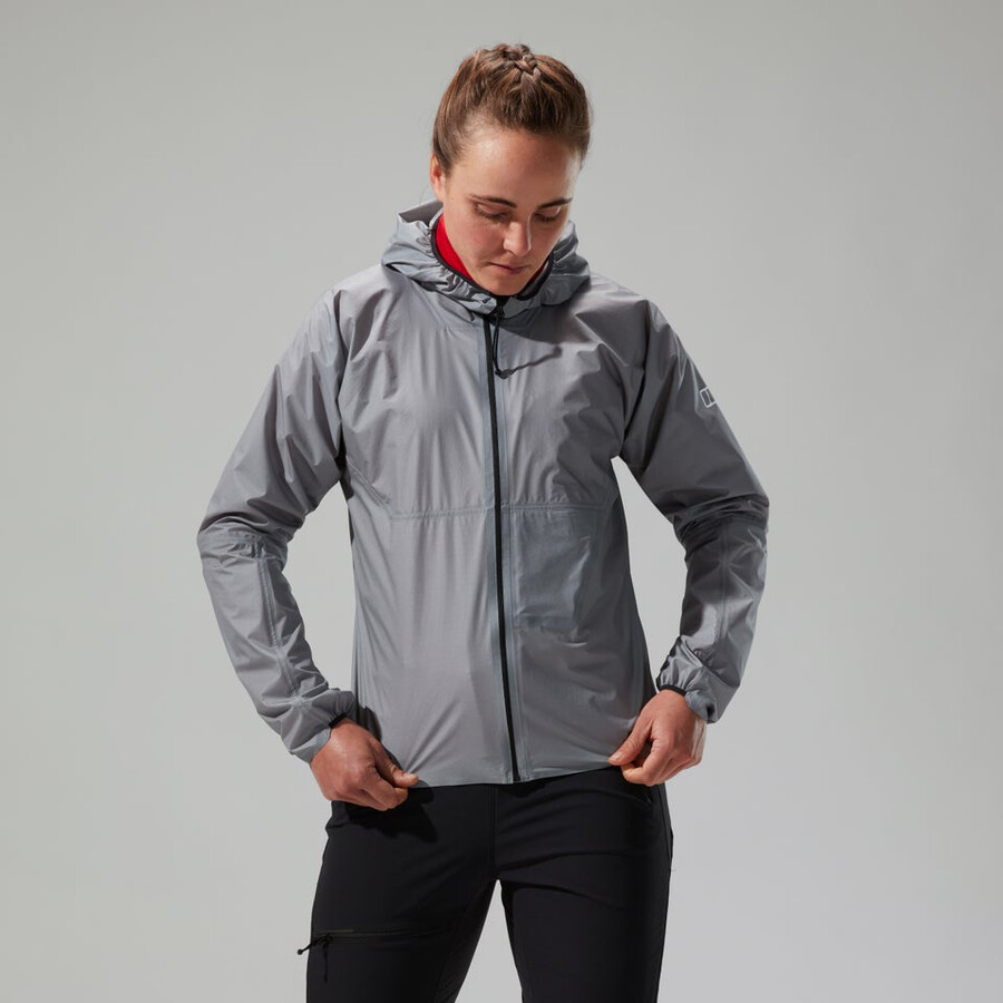 womens mtn guide hyper lt jacket - grey berghaus