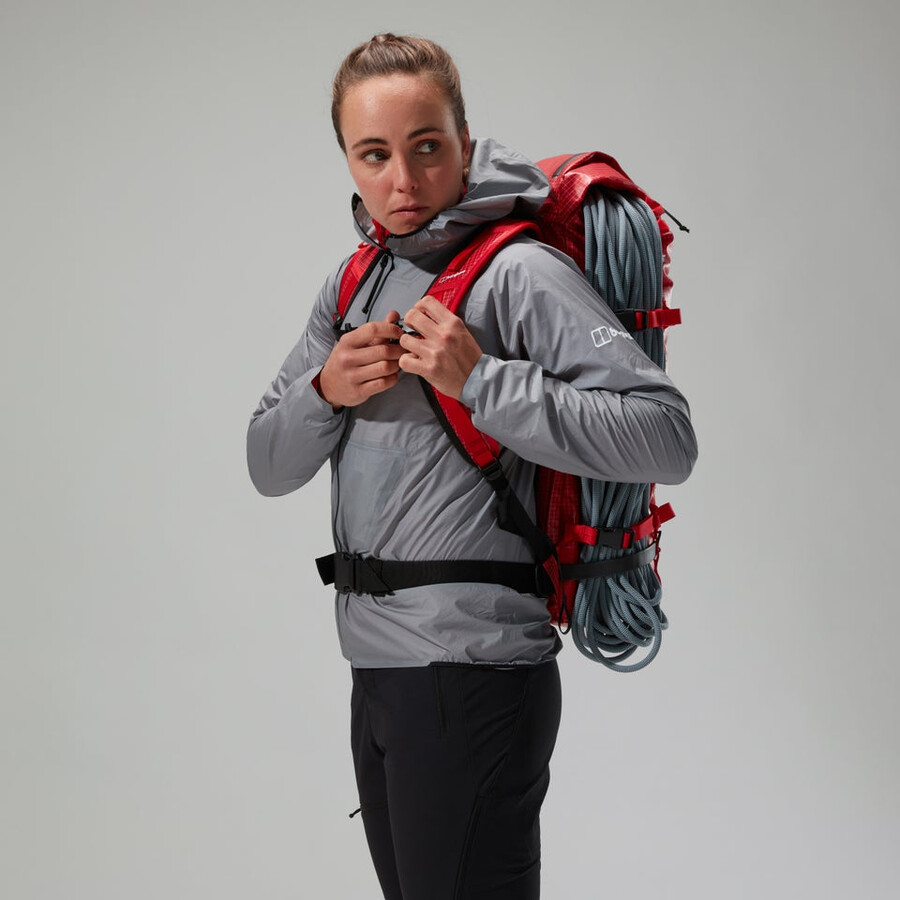 womens mtn guide hyper lt jacket - grey berghaus