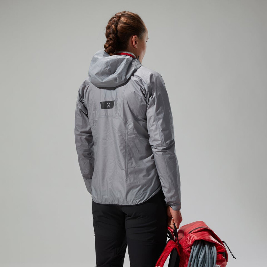 womens mtn guide hyper lt jacket - grey berghaus
