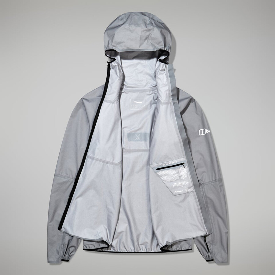 womens mtn guide hyper lt jacket - grey berghaus