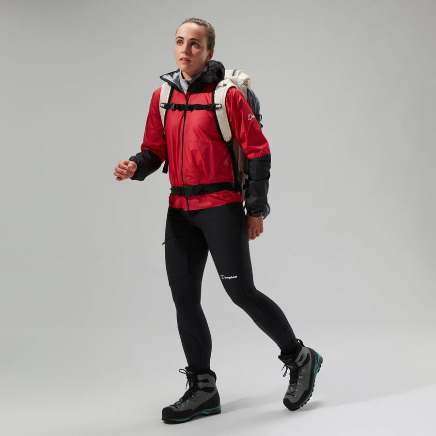 womens mtn guide hyper lt jacket - redblack berghaus