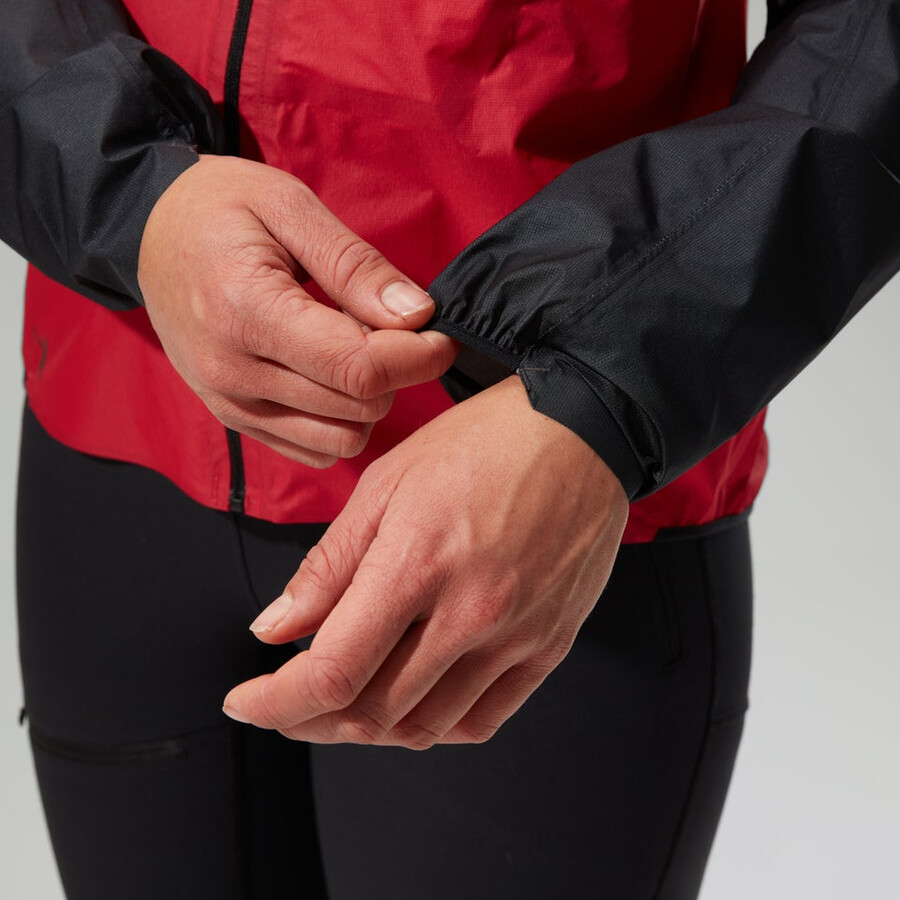 womens mtn guide hyper lt jacket - redblack berghaus