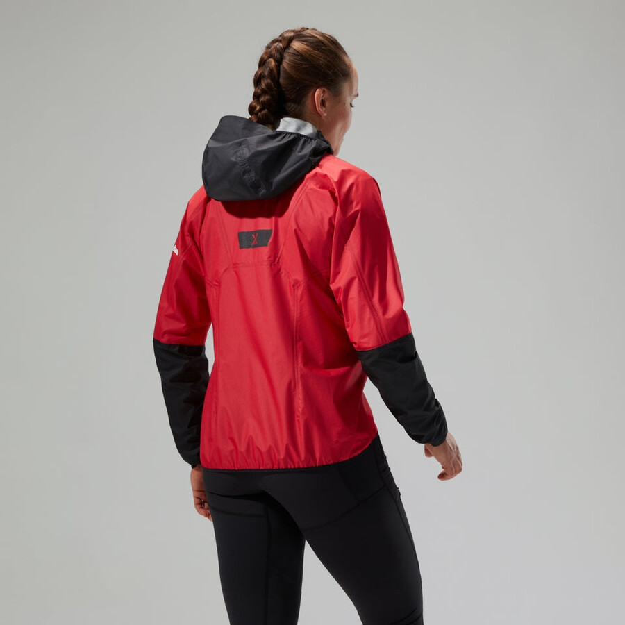 womens mtn guide hyper lt jacket - redblack berghaus