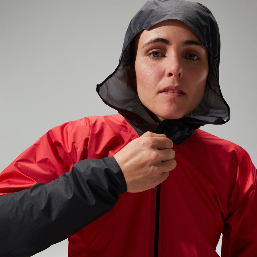 womens mtn guide hyper lt jacket - redblack berghaus