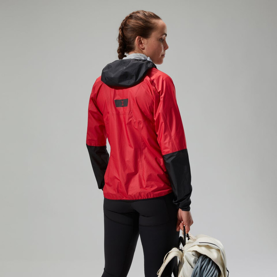 womens mtn guide hyper lt jacket - redblack berghaus