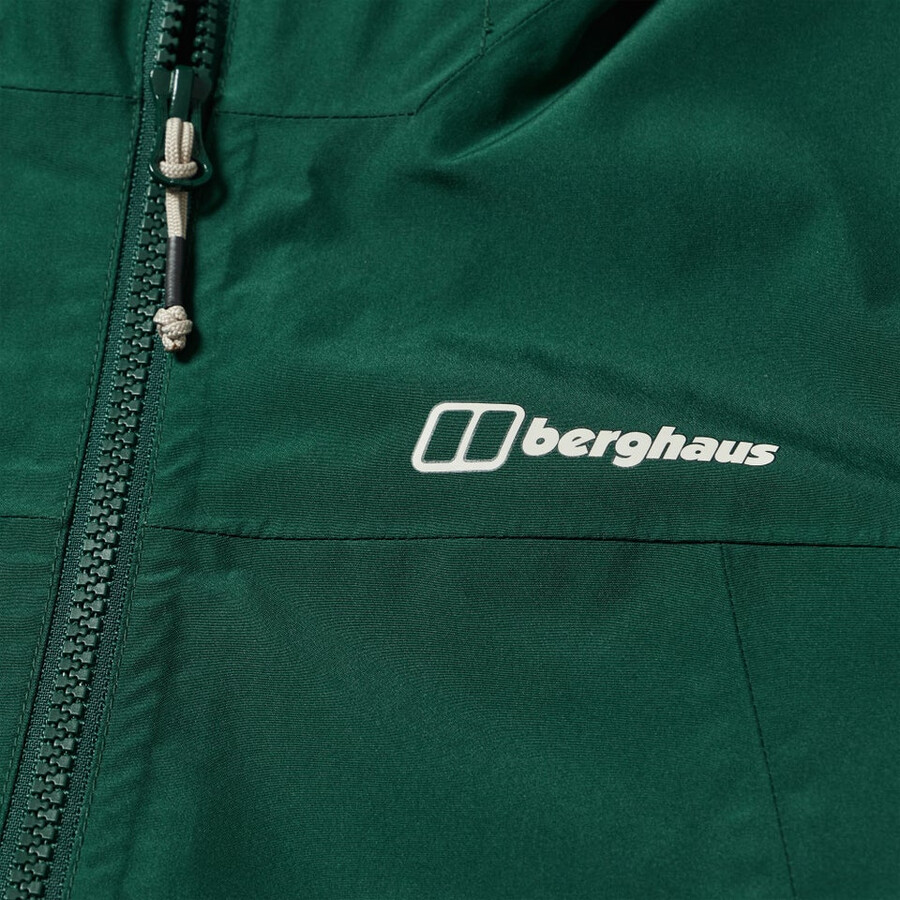 womens deluge pro 3.0 waterproof jacket - green berghaus