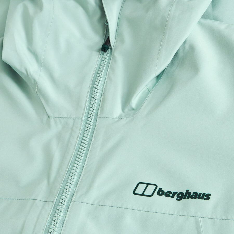 womens deluge pro 3.0 waterproof jacket - green berghaus