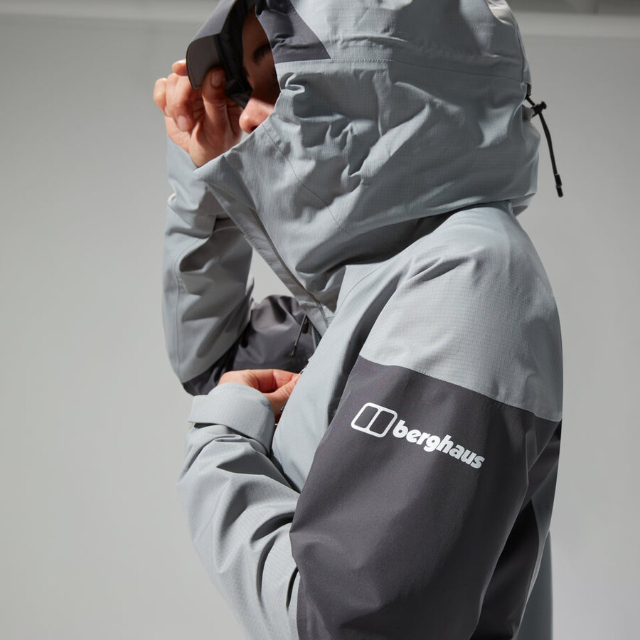 womens mtn guide alpine pro gore-tex jacket - grey berghaus