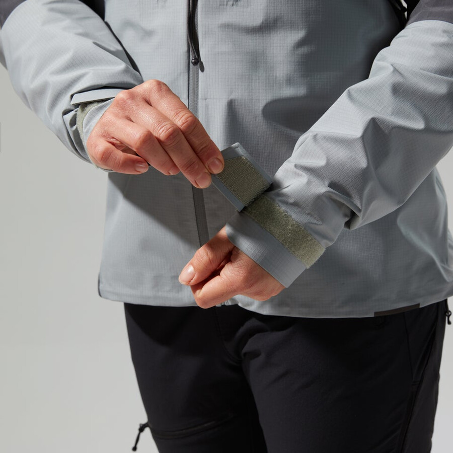 womens mtn guide alpine pro gore-tex jacket - grey berghaus