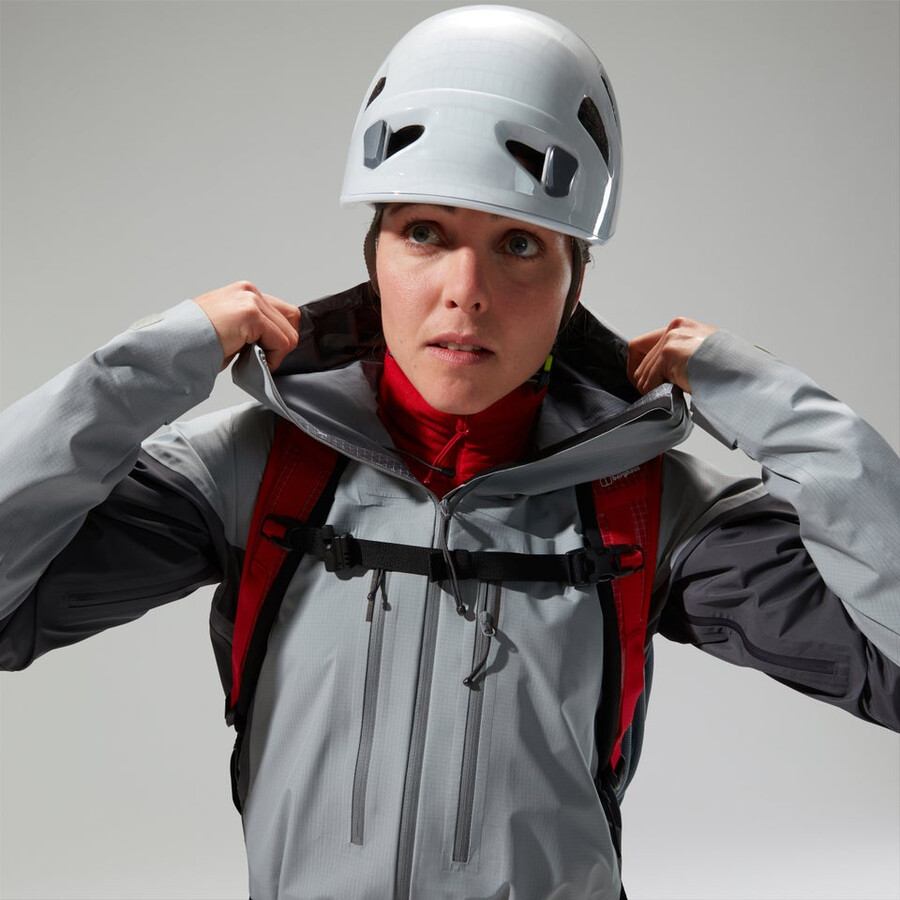 womens mtn guide alpine pro gore-tex jacket - grey berghaus