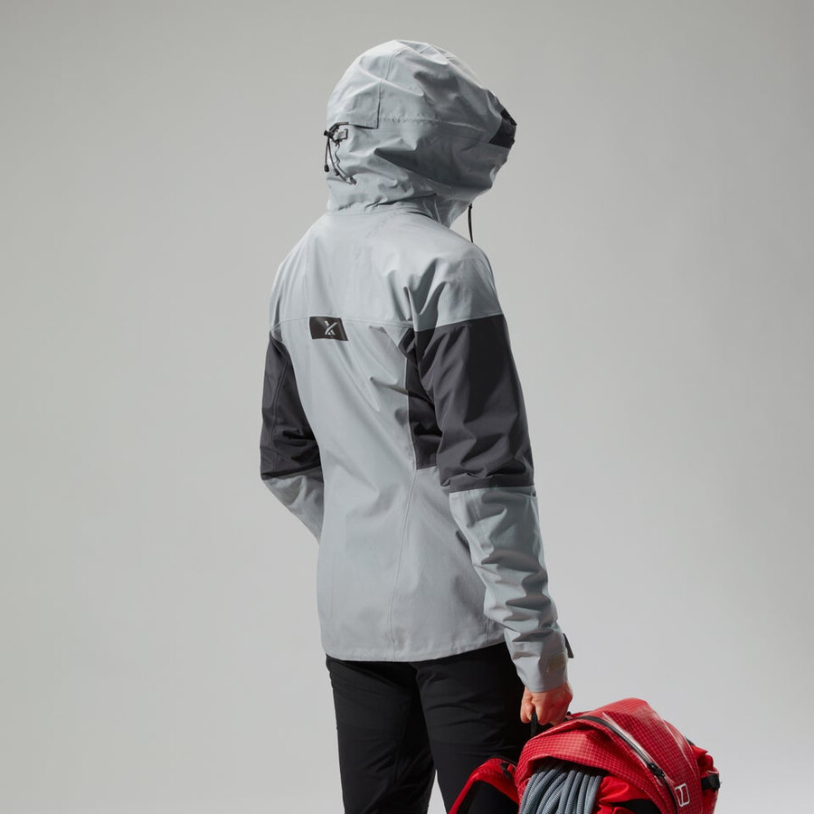 womens mtn guide alpine pro gore-tex jacket - grey berghaus