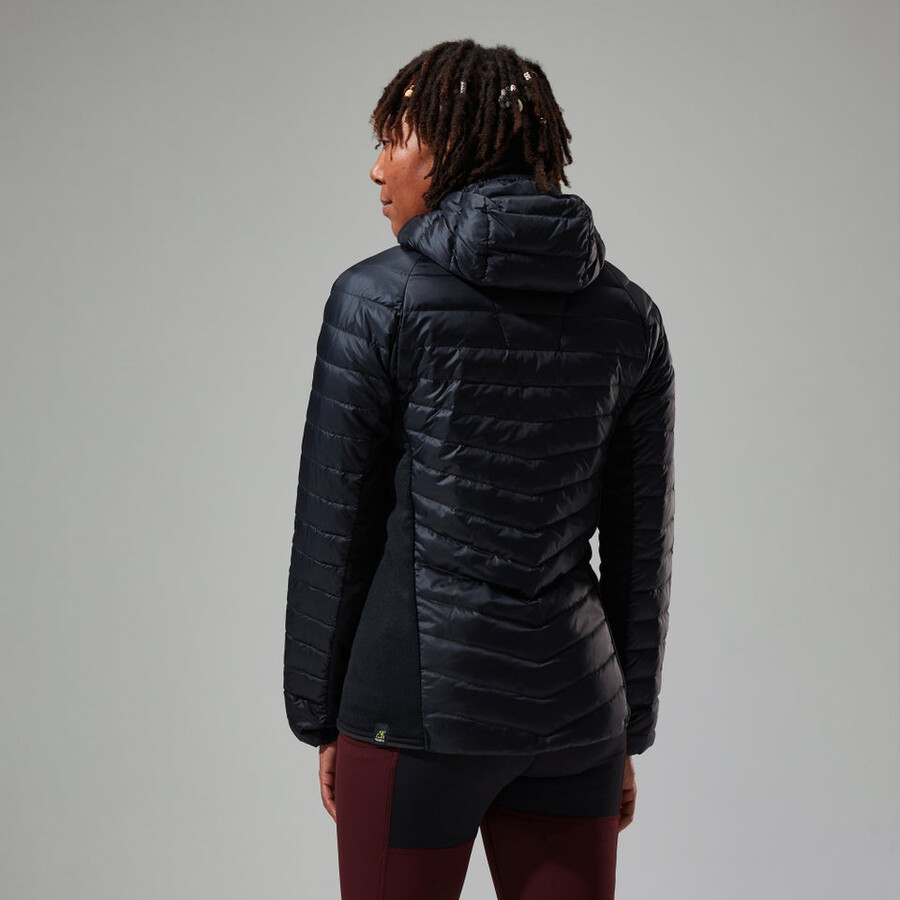womens tephra 2.0 hooded insulated jacket black berghaus