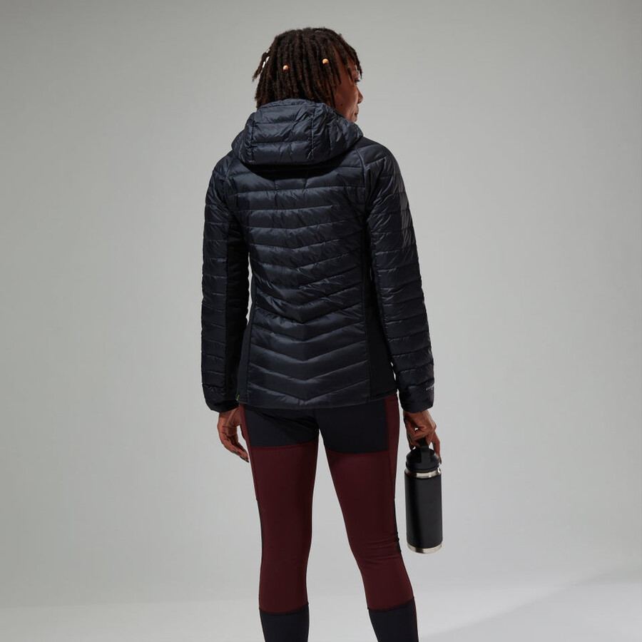 womens tephra 2.0 hooded insulated jacket black berghaus