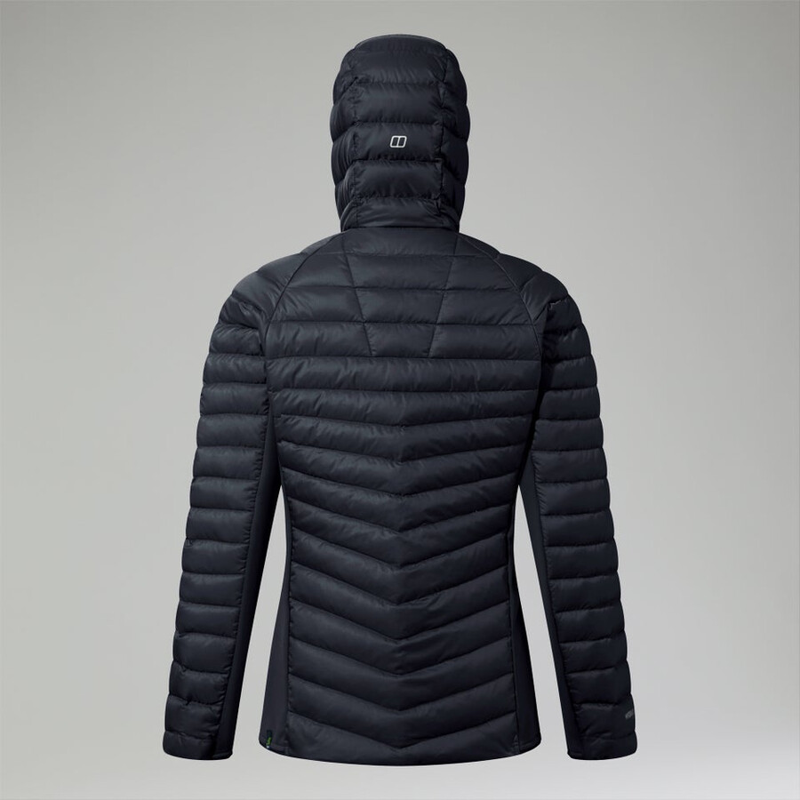 womens tephra 2.0 hooded insulated jacket black berghaus