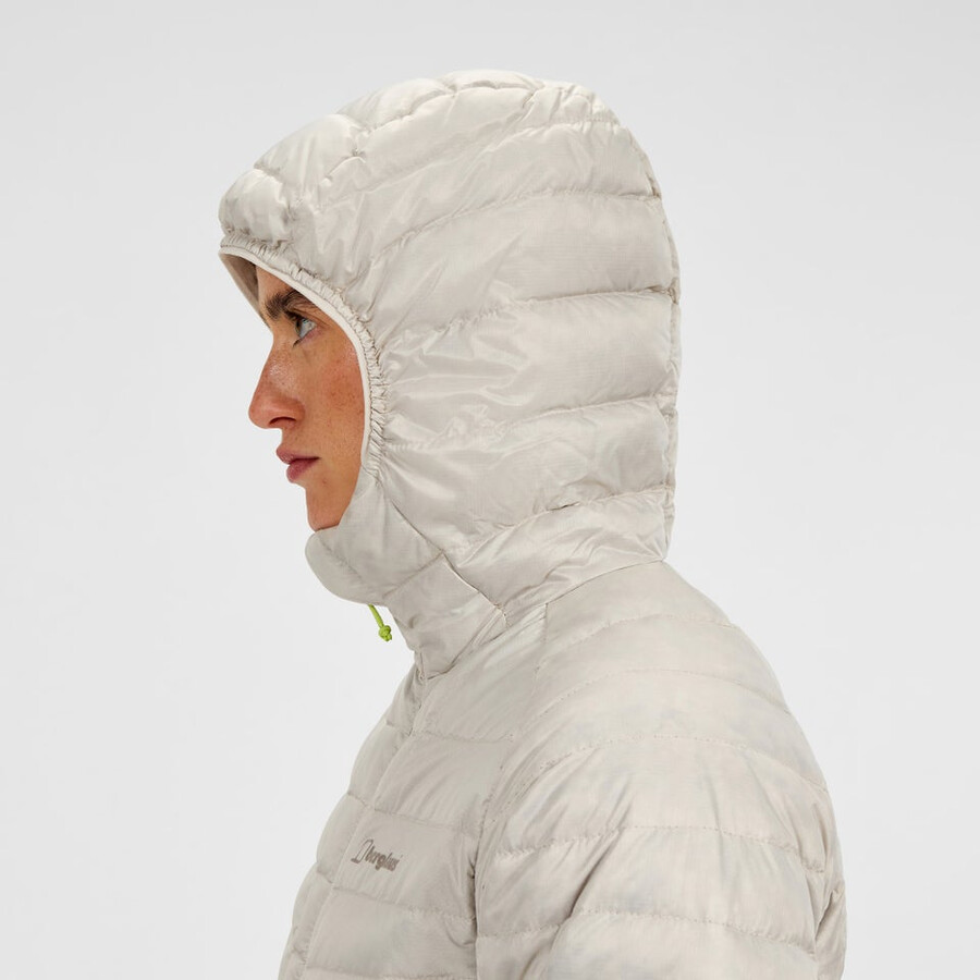womens tephra 2.0 hooded insulated jacket - grey berghaus
