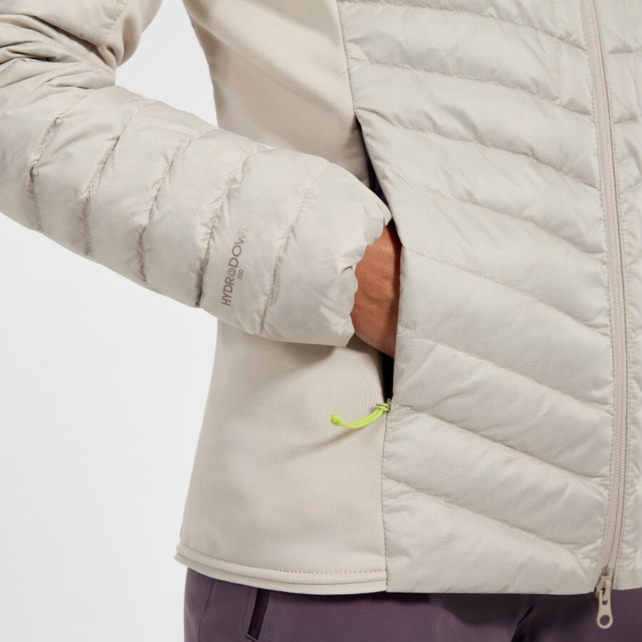womens tephra 2.0 hooded insulated jacket - grey berghaus