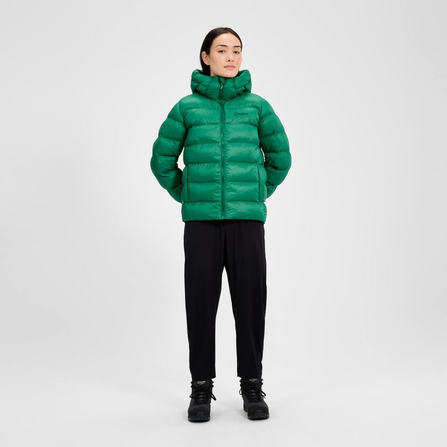 womens ewden jacket - green berghaus