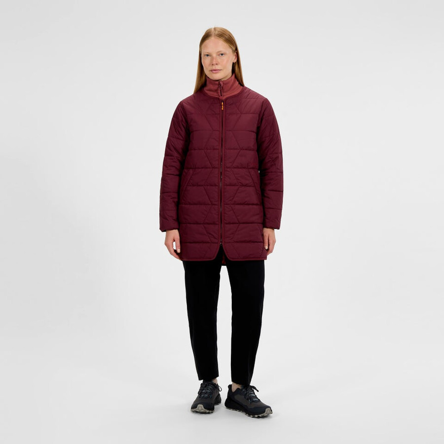 womens netherdene quilted jacket - red berghaus