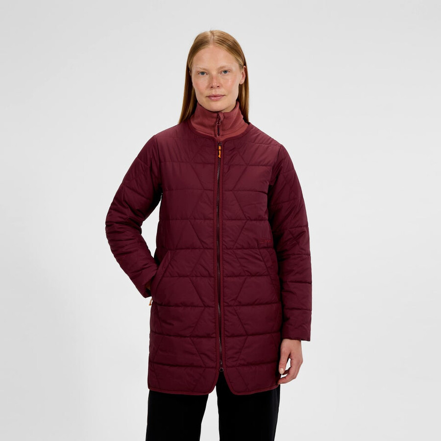 womens netherdene quilted jacket - red berghaus